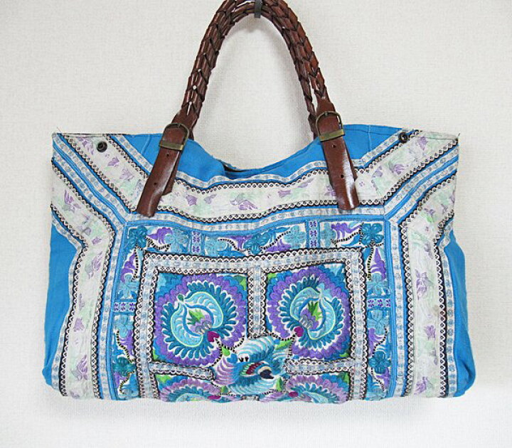 楽天市場】モン族(ミャオ族) バッグ モン族手刺繍ヴィンテージバッグ 