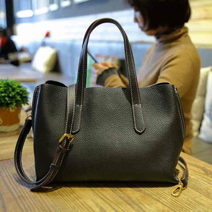 楽天市場】ハンドバッグ レディース 本革 カジュアル 秋 トートバッグ  