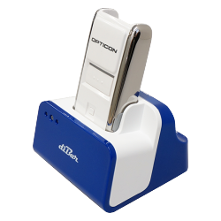 Bluetooth搭載超小型バーコードデータコレクタOPN-2002i+OPN-USBハブ機能搭載充電クレードルdiBarcoolCradleセット