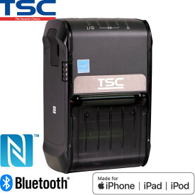 法人様限定 感熱プリンター Bluetooth USB Alpha-2R-BT-XN 感熱モバイルプリンター NFC対応 MFi認証 コンパクト 小型プリンター 2年保証 TSC 業務用