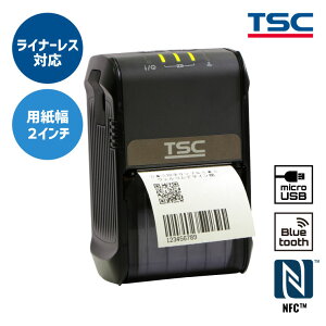 ���M�v�����^�[ ALPHA-2R-BT-LN ���C�i�[���X���x�� ���o�C���v�����^�[ NFC�Ή� Bluetooth USB MFi�F�� �R���p�N�g ���^�v�����^�[ TSC �Ɩ��p �@�l�l����