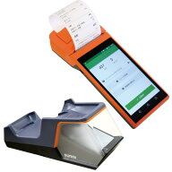 【店頭展示品 デモ機・検品済】Androidハンディターミナル SUNMI-V1s スタンドセット レシート印刷 感熱…