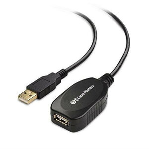Cable Matters USB2.0�����P�[�u�� USB�����P�[�u�� Active�i�A�N�e�B�u�j�^�C�v Type A �I�X�|���X ���s�[�^�[�P�[�u�� �����R�[�h ������ 10m�i�u���b�N�j
