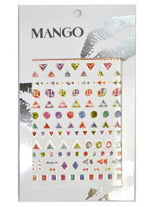MANGO �l�C�� �X�e�b�J�[ �V�[�� MNG19 �g���C�A���O�� �L���[�u �h�b�g ���E���h