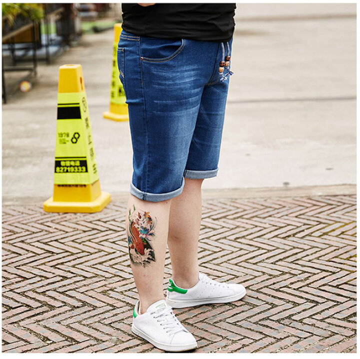 デニムパンツ ショートパンツ メンズ 半ズボン ハーフパンツ デニム ジーンズ スリム ショーツ ハーパン 短パン ボトム メンズファッション ストリート系 売り切れ必至