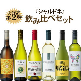 【ポイント10倍】【大好評第2弾】シャルドネ飲み比べセット　750ml×6本