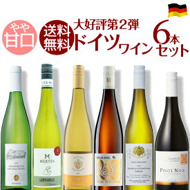 【第2弾】第1弾より甘さ控えめ！厳選ドイツワインセット　750ml×6本