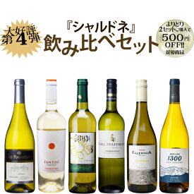 【P2倍(11日2時まで)】【大好評第4弾】シャルドネ飲み比べセット　750ml×6本　【よりどり2セットで500円引き】