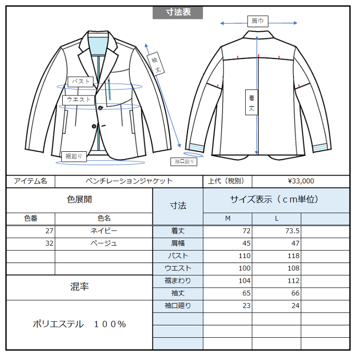 楽天市場】アウトレット Winner ベンチレーション付ジャケット メンズ