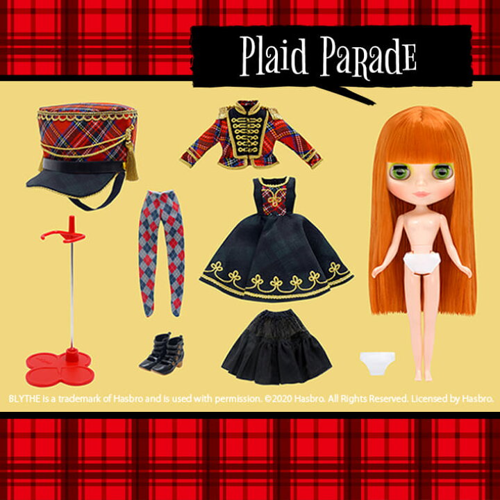 楽天市場】Blythe ネオブライス【プラッド・パレード】Plaid Parade 