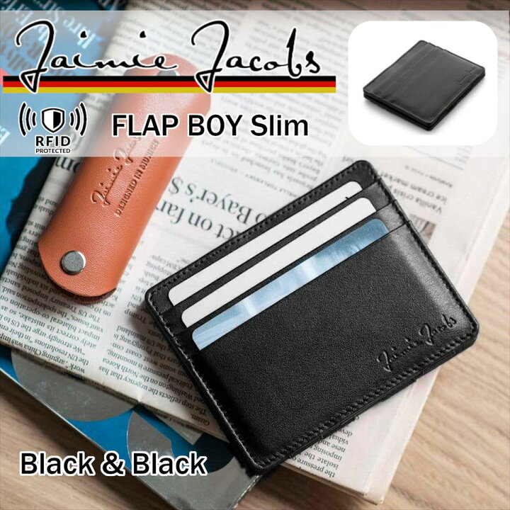 楽天市場 薄い 財布 二つ折り メンズ Jaimie Jacobs Flap Boy Slim スキミング防止 本革イタリアンレザー ブランド コンパクト財布 ミニ財布 小さい財布 Rfid 革 レザー セカンドウォレット 休日 二つ目 ミニマル With The Heart