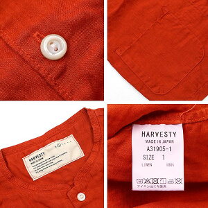 HARVESTY(ハーベスティ)LINENATELIERSHIRTS(リネンアトリエシャツ)A31905