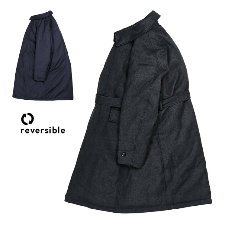 楽天市場】The Loft Labo(ロフトラボ) REVERSIBLE BALMACAAN DOWN COAT 