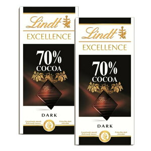 �����c Lindt �G�N�Z�����X 70�� �J�J�I 100g 2�_�Z�b�g �������݁@�`���R �`���R �r�^�[�`���R���[�g