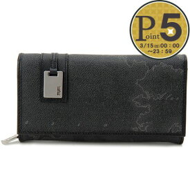 【8日20時〜52h限定ポイント5倍】 プリマクラッセ 長財布 地図柄 W026 6426 ブラック(0001 BLACK) PRIMA CLASSE
