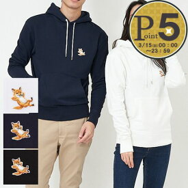 【18日0時〜72h限定ポイント5倍】 メゾンキツネ MAISON KITSUNE メンズ レディース パーカー CHILLAX FOX PATCH IU00355KM0001