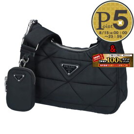 【5/5(日)0時～24時間限定ポイント5倍】 プラダ PRADA ショルダーバッグ 1BC151 RDJN B9O ブラック(F0002 NERO)