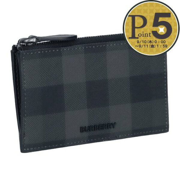 【10日0時～26h限定ポイント5倍】 バーバリー BURBERRY カードケース 8071680 CHARCOAL