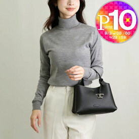 【4日20時〜28h限定ポイント10倍】【期間限定価格】 トッズ TOD’S 2WAYバッグ Tタイムレス XBWAPAEL000 QRI ブラック レザーバッグ マイクロ