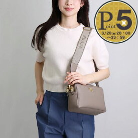 【18日0時〜72h限定ポイント5倍】 プラダ PRADA ショルダーバッグ BANDOLIERA 1BH082 2DKV 7NM F03QH ARGILLA 【お取り寄せ】