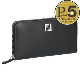 【19日20時〜28h限定ポイント5倍】 フェンディ FENDI 長財布 7M0210 AFF2 F0GXN BLACK+PALLADIUM