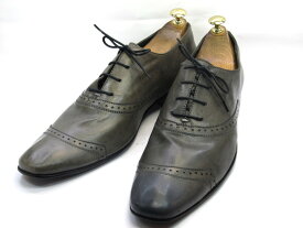 【中古】【送料無料】Veckie Chan43 / (26.5cm〜27.0cm) ストレートチップメンズシューズ 紳士 靴 ビジネス カジュアル メンテナンス済