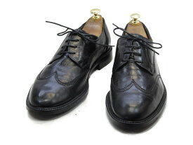 【中古】【送料無料】SYLEN 42.5 / (26.0cm〜26.5cm) スペイン製・ウイングチップメンズシューズ 紳士 靴 ビジネス カジュアル メンテナンス済
