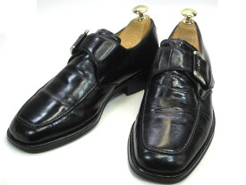 【中古】【送料無料】MAGNANNI (マグナーニ) 39 / (24.0cm〜24.5cm) スペイン製・モンクストラップメンズシューズ 紳士 靴 ビジネス カジュアル メンテナンス済