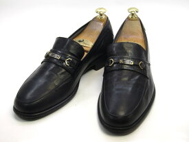 【中古】【送料無料】【ハンドメイド】Le Faunda41.5 / (26.5cm〜27.0cm) イタリア製・スリッポンメンズシューズ 紳士 靴 ビジネス カジュアル メンテナンス済
