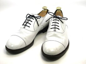 【中古】【送料無料】-8 / (25.5cm〜26.0cm) ストレートチップメンズシューズ 紳士 靴 ビジネス カジュアル メンテナンス済