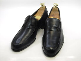【中古】【送料無料】BALLY 6.5 E / (24.5cm〜25.0cm) スイス製・ローファーメンズシューズ 紳士 靴 ビジネス カジュアル メンテナンス済