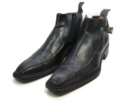 【中古】【送料無料】CESARE PACZOTTI7 / (25.0cm〜25.5cm) サイドゴアブーツメンズシューズ 紳士 靴 ビジネス カジュアル メンテナンス済