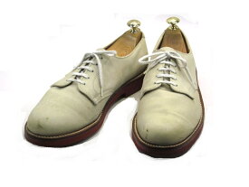 【中古】【送料無料】-7 D/B/ (24.5cm〜25.0cm) アメリカ製・プレーントゥメンズシューズ 紳士 靴 ビジネス カジュアル メンテナンス済