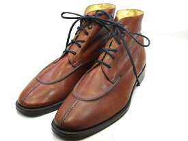 【中古】【送料無料】VALENTINI43.5 / (27.0cm〜27.5cm) イタリア製・ブーツメンズシューズ 紳士 靴 ビジネス カジュアル メンテナンス済