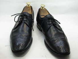 【中古】【送料無料】CORD WAINER (コードワイナー)42 / (27.0cm〜27.5cm) スペイン製・ウイングチップメンズシューズ 紳士 靴 ビジネス カジュアル メンテナンス済