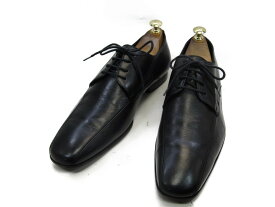 【中古】【送料無料】ARTIGIANO (アルティジャーノ)41 / (25.5cm〜26.0cm) イタリア製・スワールトゥメンズシューズ 紳士 靴 ビジネス カジュアル メンテナンス済
