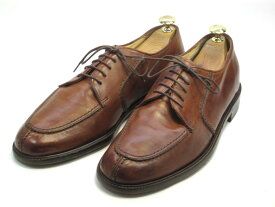 【中古】【送料無料】PRONTO-UOMO8.5 / (26.0cm〜26.5cm) イタリア製・Yチップメンズシューズ 紳士 靴 ビジネス カジュアル メンテナンス済