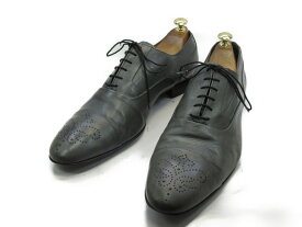 【中古】【送料無料】BALLY (バリー)10 EU / (27.5cm〜28.0cm) スイス製・デザインストレートチップメンズシューズ 紳士 靴 ビジネス カジュアル メンテナンス済