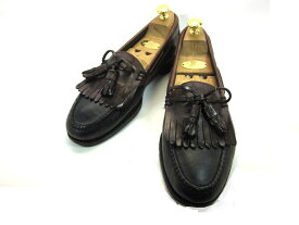 【中古】【送料無料】COLE-HAAN(コールハーン)10 D / (28.0cm〜28.5cm) タッセルローファーメンズシューズ 紳士 靴 ビジネス カジュアル メンテナンス済
