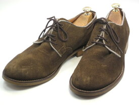 【中古】【送料無料】Massimo Dutti42 / (27.0cm〜27.5cm) ポルトガル製・プレーントゥメンズシューズ 紳士 靴 ビジネス カジュアル メンテナンス済