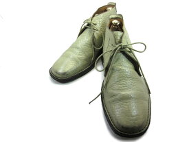 【中古】【送料無料】BALLY(バリー)8 / (27.0cm〜27.5cm) イタリア製・チャッカブーツメンズシューズ 紳士 靴 ビジネス カジュアル メンテナンス済