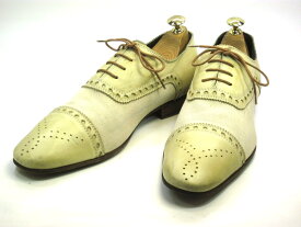 【中古】【送料無料】DOUCAL'S 39 / (24.0cm〜24.5cm) イタリア製・ストレートチップメンズシューズ 紳士 靴 ビジネス カジュアル メンテナンス済