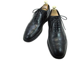 【中古】【送料無料】N/A N/A / (25.5cm〜26.0cm) アメリカ製・ウイングチップメンズシューズ 紳士 靴 ビジネス カジュアル メンテナンス済