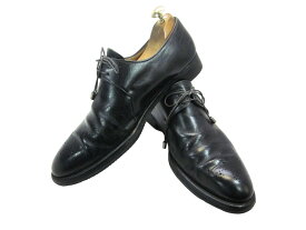 【中古】【送料無料】a.testoni (アテストーニ)6 (24.5cm〜25.0cm) イタリア製・プレーントゥメンズシューズ 紳士 靴 ビジネス カジュアル メンテナンス済