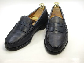 【中古】【送料無料】RANCOURT7 D / (24.5cm〜25.0cm) アメリカ製・ローファーメンズシューズ 紳士 靴 ビジネス カジュアル メンテナンス済