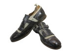 【中古】【送料無料】Church's (チャーチ)8 (26.5cm〜27.0cm) イギリス製・モンクストラップフリンジキャンパスレザーシューズメンズシューズ 紳士 靴 ビジネス カジュアル メンテナンス済