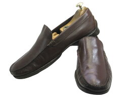 【中古】【送料無料】Falrio Dolci41 / (25.5cm〜26.0cm) イタリア製・スリッポンメンズシューズ 紳士 靴 ビジネス カジュアル メンテナンス済