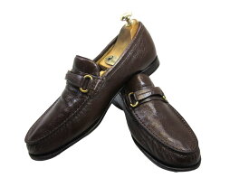 【中古】【送料無料】BALLY (バリー)6.5 (2.cm〜2.cm) スイス製・レザーローファーメンズシューズ 紳士 靴 ビジネス カジュアル メンテナンス済