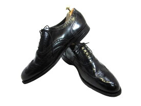 【中古】【送料無料】BRITISH WALKERS10.5 (27.5cm〜28.0cm) アメリカ製・ウイングチップレザーシューズメンズシューズ 紳士 靴 ビジネス カジュアル メンテナンス済