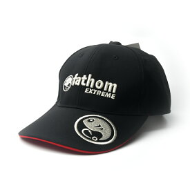 fathom EXTREME 透湿・防水・撥水 フィッシングキャップ 3Dロゴ Silver 釣り用帽子 磯釣り 船釣り ファゾム